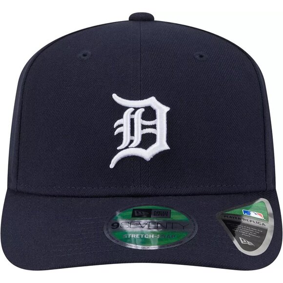 NEW Detroit Tigers New Era 2025 Postseason 9SEVENTY Stretch Snapback Hat Navy - Picture 5 of 7
